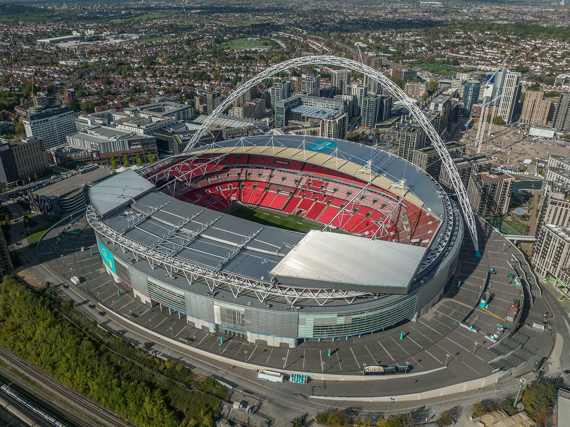 Wembley Stadium, a recognisable landmark for removals in Brent