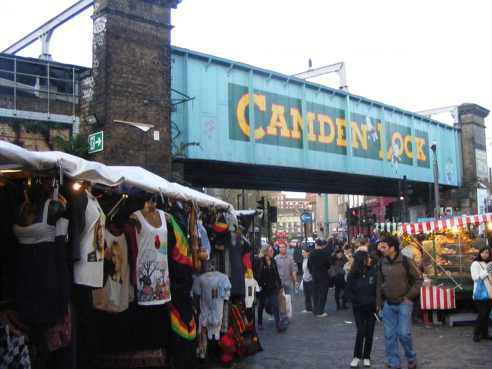 Camden Market for removals in Camden
