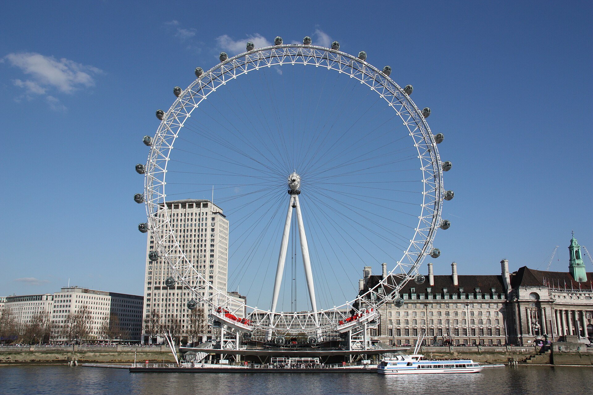 London Eye, a recognisable landmark for removals in Lambeth
