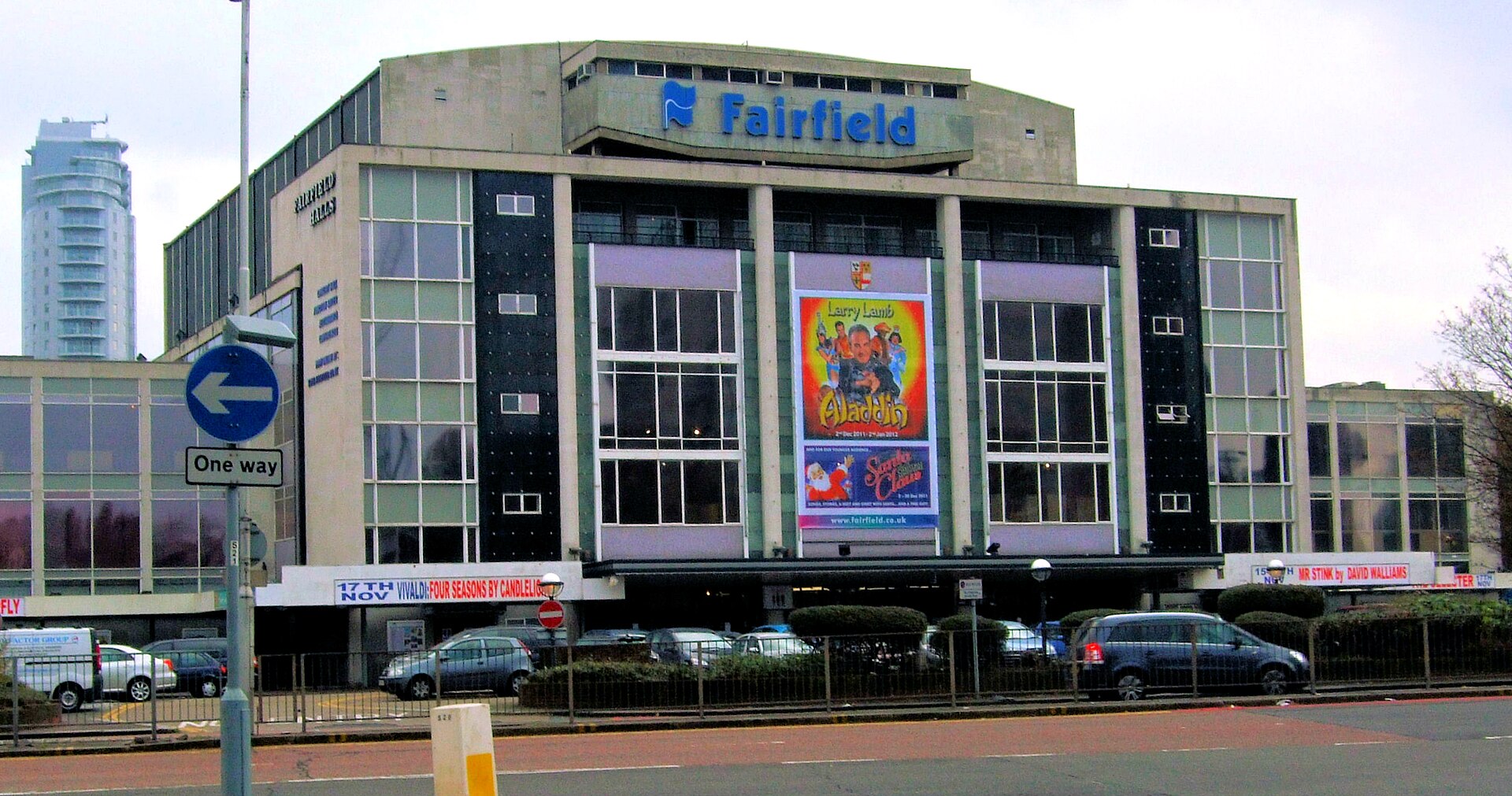 Fairfield Halls, a recognisable landmark for removals in Upper Fairfield